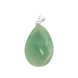 GOTA PIEDRA NATURAL CUARZO VERDE DIJE