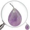 GOTA PIEDRA NATURAL AMATISTA DIJE