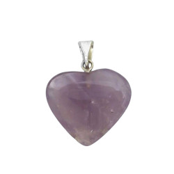 CORAZON PIEDRA NATURAL AMATISTA DIJE