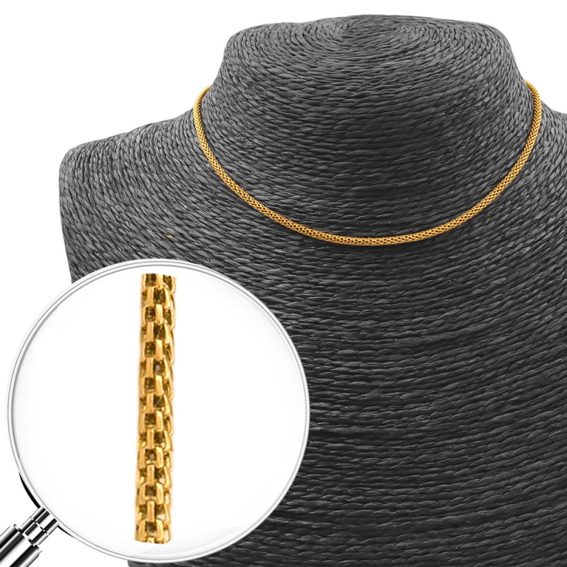 DORADO VIBORA 0.9 (2MM) - 32+7.5 CM REGULABLE CADENA