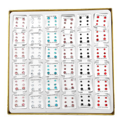 CAJA X108 PARES ARITOS...