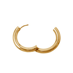 DORADO 22MM EXTRA GRUESA 4MM PAR BISAGRA ARO