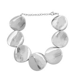 25MM-20+4CM LIVIANA REGULABLE MONEDAS DEFORMADAS FANTASIA FINA PULSERA