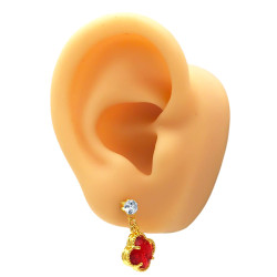 DORADO ROJO TRASLUCIDO Y CUBIC COPITA ARO