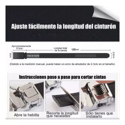UNA UNIDAD AUTOMATICO DE HOMBRE CINTURON