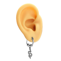 BLISTER X12 PARES ARGOLLA C/ DOS BOLITAS ESTRELLA - CORAZON LISO - SERPIENTE - CORAZON RELIEVE ARO