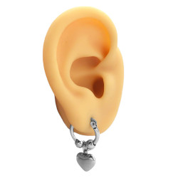 MEDIO BLISTER X6 PARES ARGOLLA C/ DOS BOLITAS ESTRELLA - CORAZON LISO - SERPIENTE - CORAZON RELIEVE ARO