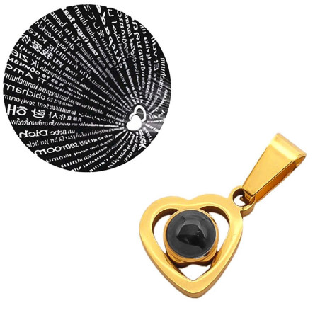 DORADO CORAZON TE AMO EN 100 IDIOMAS DIJE