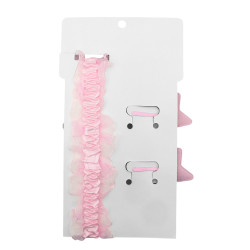 COMBO NENA ROSA FLOR VINCHA Y DOS TIC TAC