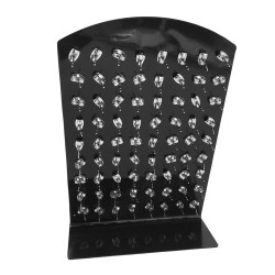 BLISTER x36 PARES 4-5 Y 6MM STRASS COLOR AROS