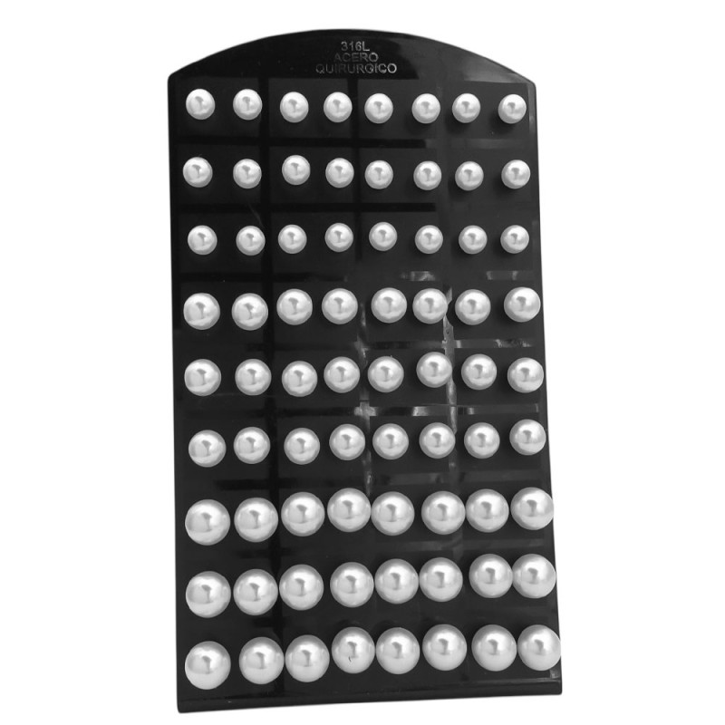 SURTIDOS (8-10-12MM) BLISTER x36 PERLADOS AROS