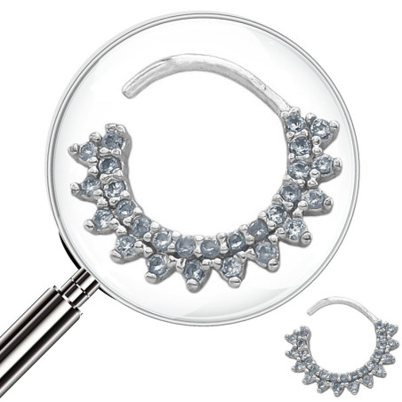 SEPTUM ARGOLLITA SOL C/ CUBIC DE NARIZ U OREJA PIERCING