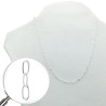 BLANCO OVALADA 0.5 (2.5MM)-45CM CADENA
