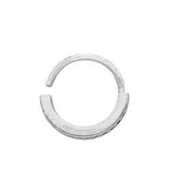 SEPTUM 10MM ARGOLLITA LINEA LATERAL C/ CUBIC DE NARIZ U OREJA PIERCING