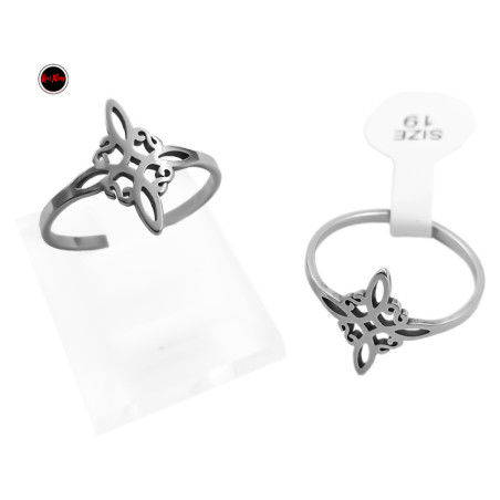 UNIDAD 15MM CHICO NUDO DE BRUJA CALADO ANILLO