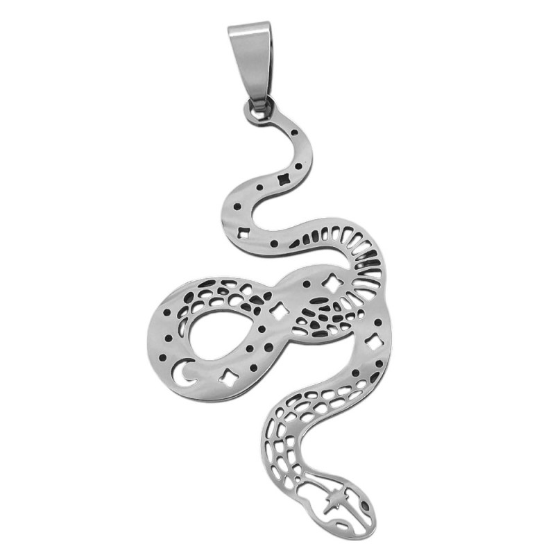 SERPIENTE ENROSCADA C/ CALADO PLANA DIJE