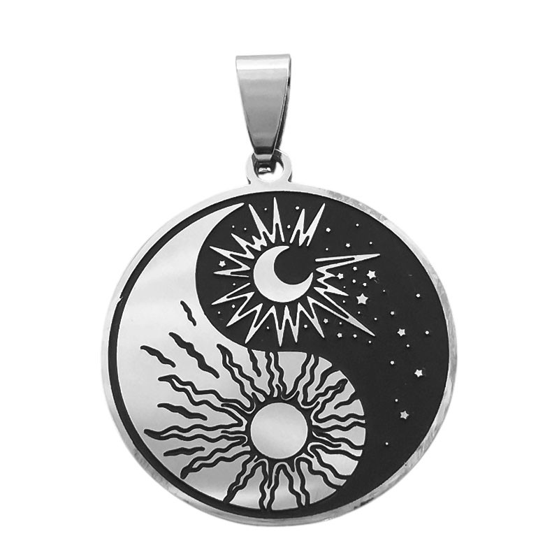 27MM DIA Y NOCHE YIN Y YANG DIJE