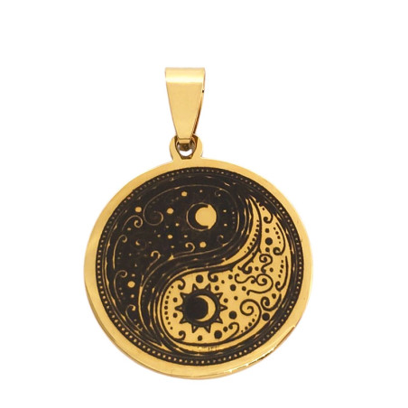 DORADO SOL Y LUNA DIA Y NOCHE YIN Y YANG DIJE