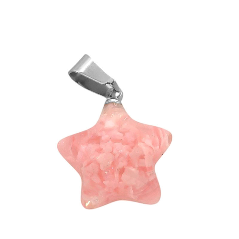 ESTRELLA ROSA CIELO 16MM DIJE