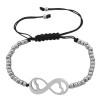 NEGRO 3 NO A ELECCION MOTIVOS VARIOS REGULABLE PULSERA / TOBILLERA