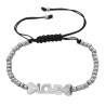 NEGRO 3 NO A ELECCION MOTIVOS VARIOS REGULABLE PULSERA / TOBILLERA