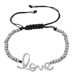 NEGRO 3 NO A ELECCION MOTIVOS VARIOS REGULABLE PULSERA / TOBILLERA