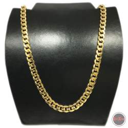 GROUMET PLANA 2.3NK (9MM) - 70CM DORADO ACERO CADENA