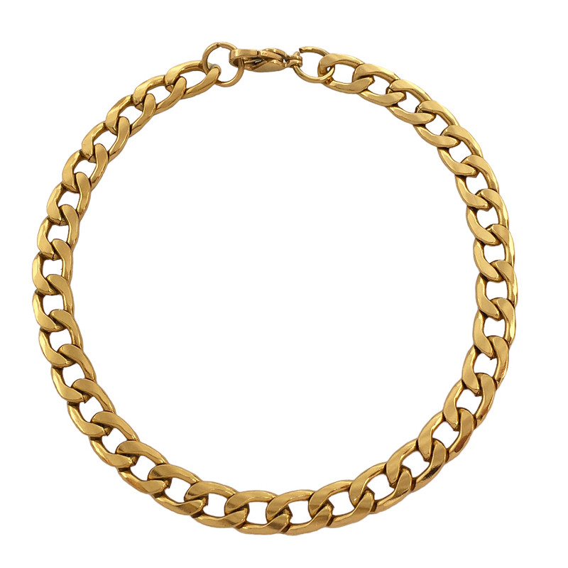 GROUMET PLANA 1.6NK (6MM) - 19CM ACERO DORADO