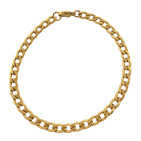 GROUMET PLANA 1.4NK (5MM) - 17CM ACERO DORADO