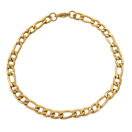 DORADO FIGARO PLANA 1.4NK (5MM APROX.)- 20CM PULSERA