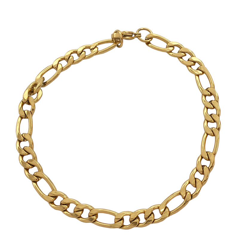 DORADO FIGARO PLANA 1.6NK (6MM APROX.)- 19CM PULSERA