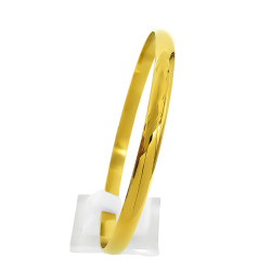 DORADO ESCLAVA 5MM-68MM MEDIA CANA ACERO PULSERA