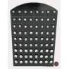 BLISTER X36 PARES SURTIDOS STRASS 4-5-6 MM CRISTAL ARO