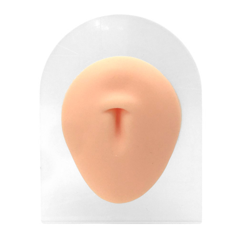 OMBLIGO DE SILICONA C/ EXHIBIDOR TRANSPARENTE