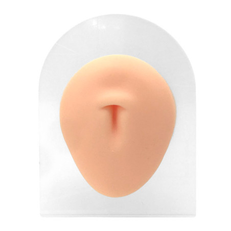 OMBLIGO DE SILICONA C/ EXHIBIDOR TRANSPARENTE