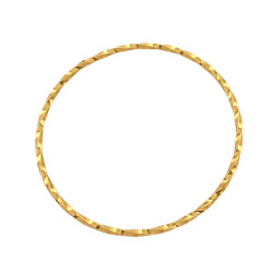 DORADO RETORCIDA ESCLAVA 3*65MM PULSERA