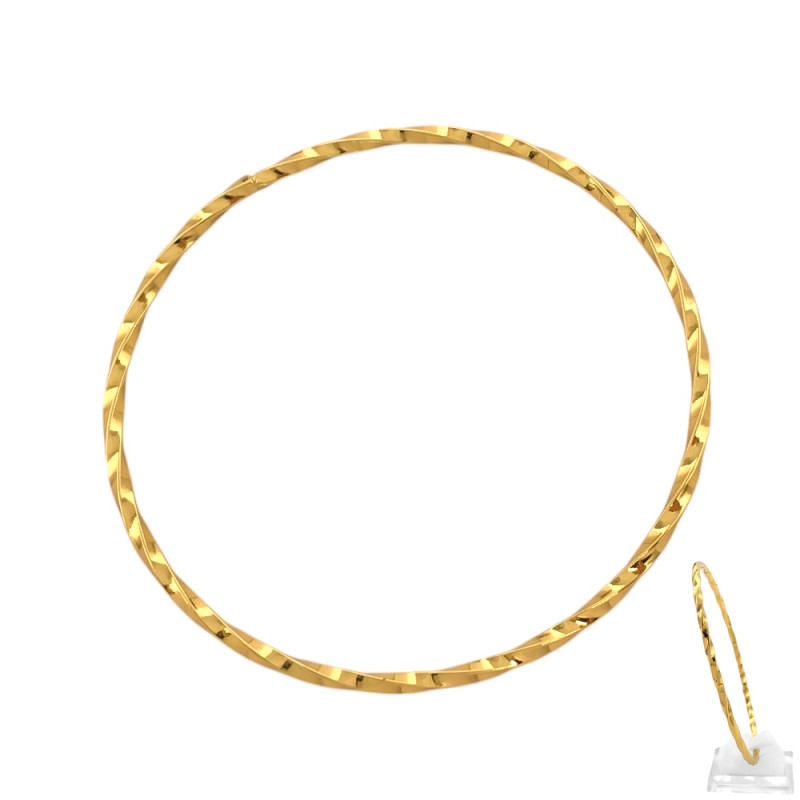 DORADO RETORCIDA ESCLAVA 3*65MM PULSERA