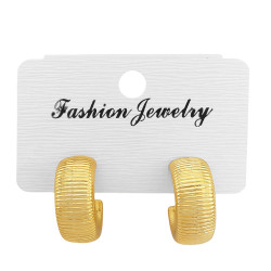 DORADO SEMI CIRCULO RAYADO C/ RELIEVE INFLADO FANTASIA FINA ARO