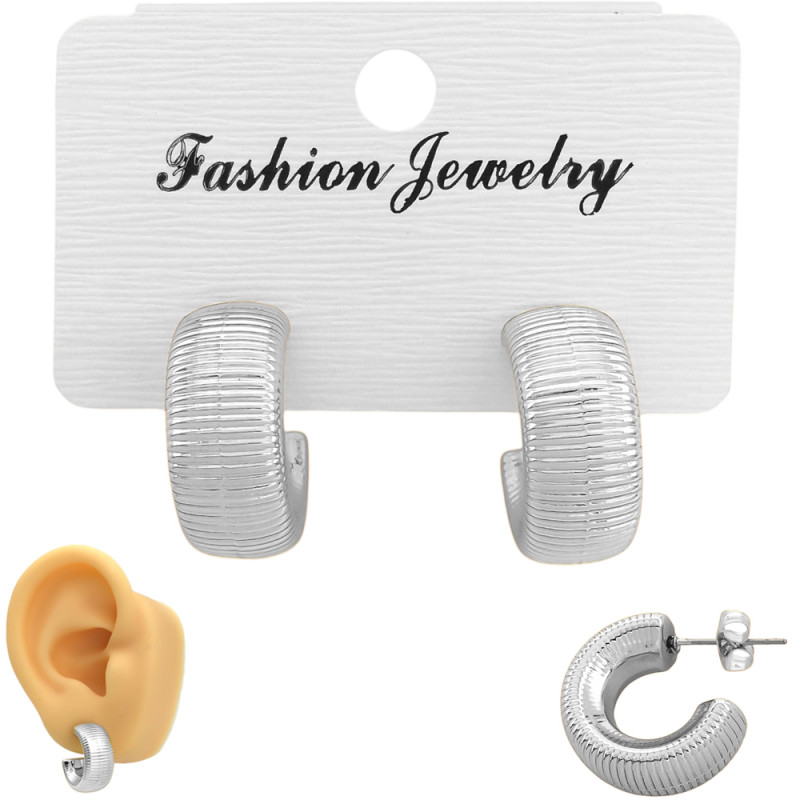 SEMI CIRCULO RAYADO C/ RELIEVE INFLADO FANTASIA FINA ARO