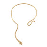 DORADO FANTASIA FINA SERPIENTE TIPO CHOKER GARGANTILLA