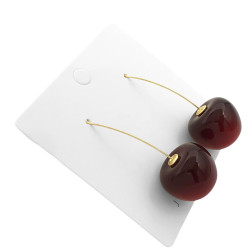 DORADO CEREZA COLGANTE ARO