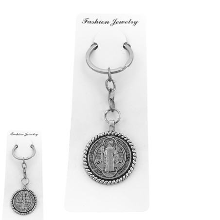 SAN BENITO REDONDO DISEÑO EN AMBAS CARAS LLAVERO