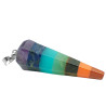 PENDULO PIEDRA NATURAL 7 CHAKRAS DIJE