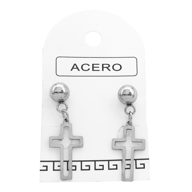 CRUZ RECTA CALADA C/ BOLITA ARO