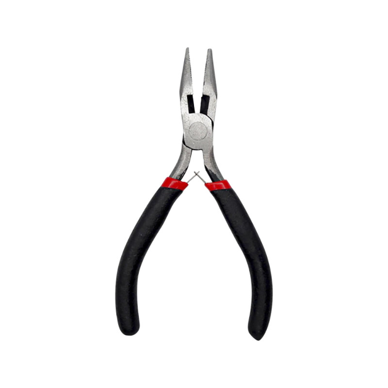 PINZA PLANA ANGOSTA RANURADA EN LO PLANO C/ CORTE PARA BIJOU