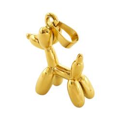 DORADO PERRO GLOBO DIJE