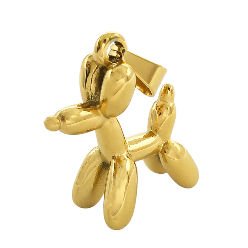 DORADO PERRO GLOBO DIJE