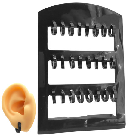 NEGRO BLISTER x12 PARES 3MM*13MM BISAGRA ARO