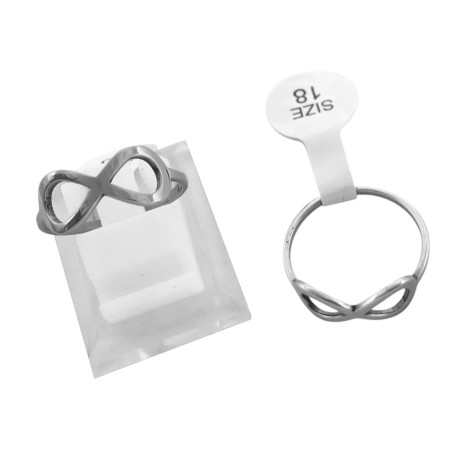 INFINITO CALADO PLANA ANILLO