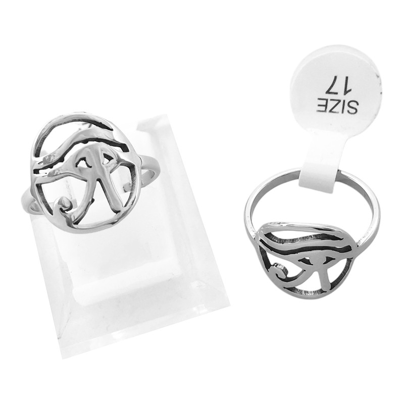 UNIDAD OJO DE HORUS ACERO ANILLO